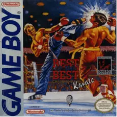 Best of the Best Championship Karate Game Boy box art – classic retro game for GameBoy