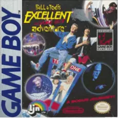 Bill and Ted's Excellent Adventure Game Boy box art – classic retro game for GameBoy