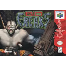 Biofreaks N64 box art – retro game for Nintendo 64