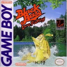 Black Bass Lure Fishing Game Boy box art – classic retro game for GameBoy