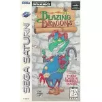Blazing Dragons Sega Saturn box art – RPG shooter hybrid for Sega Saturn