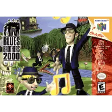 Blues Brothers 2000 N64 box art – retro game for Nintendo 64