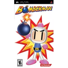 Bomberman art work – video game for PlayStation Portable