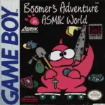 Boomer's Adventure in Asmik World Game Boy box art – classic retro game for GameBoy