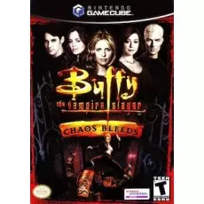 Buffy the Vampire Slayer Chaos Bleeds GameCube box art – action game for Nintendo GameCube