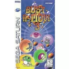 Bust A Move 3 Sega Saturn box art – retro game for Sega Saturn