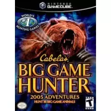 Cabela's Big Game Hunter 2005 Adventures GameCube box art – action game for Nintendo GameCube