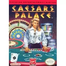 Caesar's Palace NES box art – classic 8-bit game for Nintendo NES
