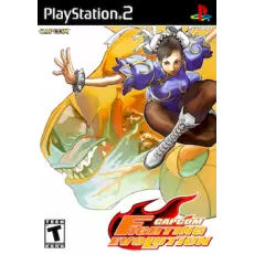 Capcom Fighting Evolution art work – video game for PlayStation 2