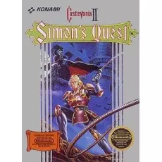 Castlevania II Simon's Quest NES box art – classic 8-bit game for Nintendo NES