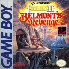 Castlevania II Belmont's Revenge Game Boy box art – classic retro game for GameBoy