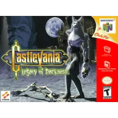Castlevania Legacy of Darkness N64 box art – retro game for Nintendo 64