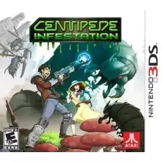 Centipede Infestation art work – action game for Nintendo 3DS