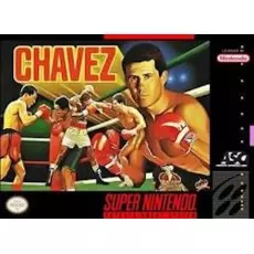 Chavez Boxing SNES box art – retro game for Super Nintendo