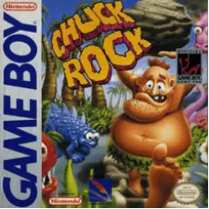 Chuck Rock Game Boy box art – classic retro game for GameBoy