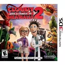 Cloudy With a Chance of Meatballs 2 art work – action game for Nintendo 3DS