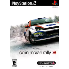 Colin McRae Rally 3 art work – video game for PlayStation 2