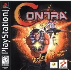 Contra Legacy of War art work – video game for PS1