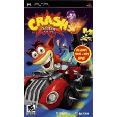 Crash Tag Team Racing art work – video game for PlayStation Portable