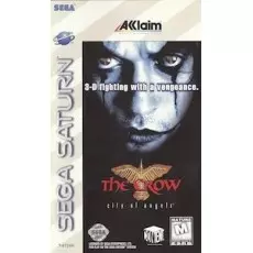 The Crow City of Angels Sega Saturn box art – retro game for Sega Saturn