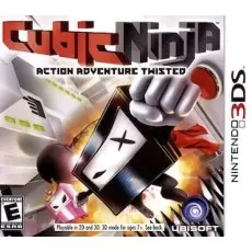Cubic Ninja art work – action game for Nintendo 3DS