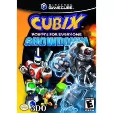 Cubix Robots For Everyone Showdown GameCube box art – action game for Nintendo GameCube