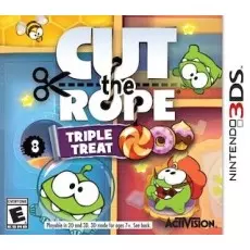 Cut the Rope Triple Treat art work – action game for Nintendo 3DS