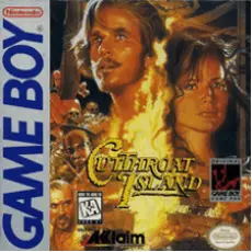 Cutthroat Island Game Boy box art – classic retro game for GameBoy