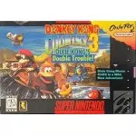 Donkey Kong Country 3 Dixie Kong's Double Trouble! SNES box art – platformer for Super Nintendo