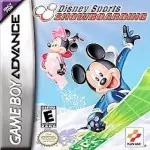 Disney Sports Snowboarding art work – action game for Nintendo Game Boy Advance