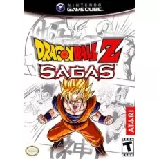 Dragon Ball Z Sagas GameCube box art – action game for Nintendo GameCube