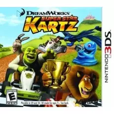 Dreamworks Super Star Kartz art work – action game for Nintendo 3DS