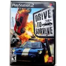 Drive to Survive art work – video game for PlayStation 2