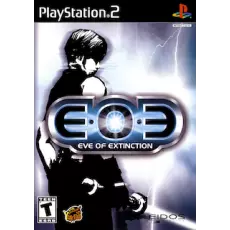 Eve of Extinction art work – video game for PlayStation 2