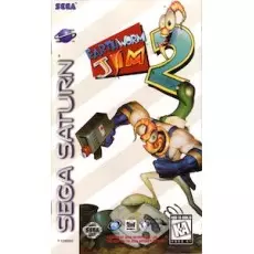 Earthworm Jim 2 Sega Saturn box art – retro game for Sega Saturn
