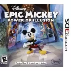 Epic Mickey Power of Illusion art work – action game for Nintendo 3DS