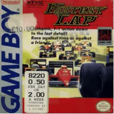 Fastest Lap Game Boy box art – classic retro game for GameBoy