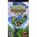 Frogger Helmet Chaos art work – video game for PlayStation Portable