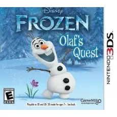 Frozen Olaf's Quest art work – action game for Nintendo 3DS