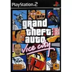 Grand Theft Auto Vice City art work – video game for PlayStation 2