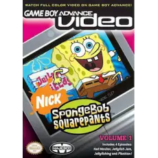 GBA Video SpongeBob SquarePants Volume 1 art work – licensed action game for Nintendo Game Boy Advance