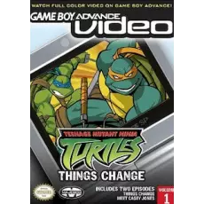 GBA Video Teenage Mutant Ninja Turtles Volume 1 art work – action game for Nintendo Game Boy Advance