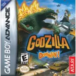 Godzilla Domination art work – action game for Nintendo Game Boy Advance