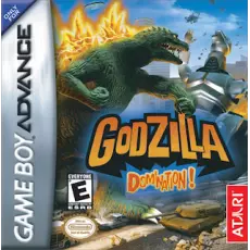 Godzilla Domination art work – action game for Nintendo Game Boy Advance