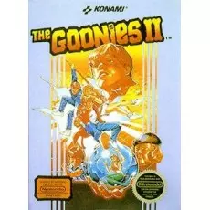 The Goonies II, 2 NES box art – classic 8-bit game for Nintendo NES