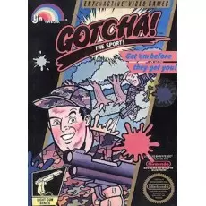 Gotcha The Sport NES box art – classic 8-bit game for Nintendo NES