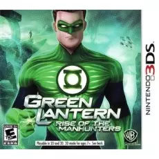 Green Lantern Rise of the Manhunters art work – action game for Nintendo 3DS