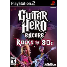 Guitar Hero Encore Rocks the 80's art work – video game for PlayStation 2