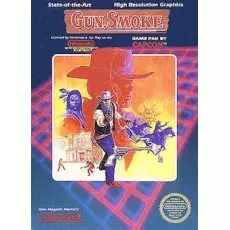 Gun.Smoke - Gun Smoke NES box art – classic 8-bit game for Nintendo NES