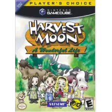 Harvest Moon A Wonderful Life [Player's Choice] GameCube box art – action game for Nintendo GameCube